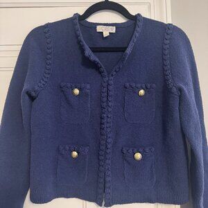 Jcrew Odette Sweater Lady Jacket in Cotton-blend Bouclé